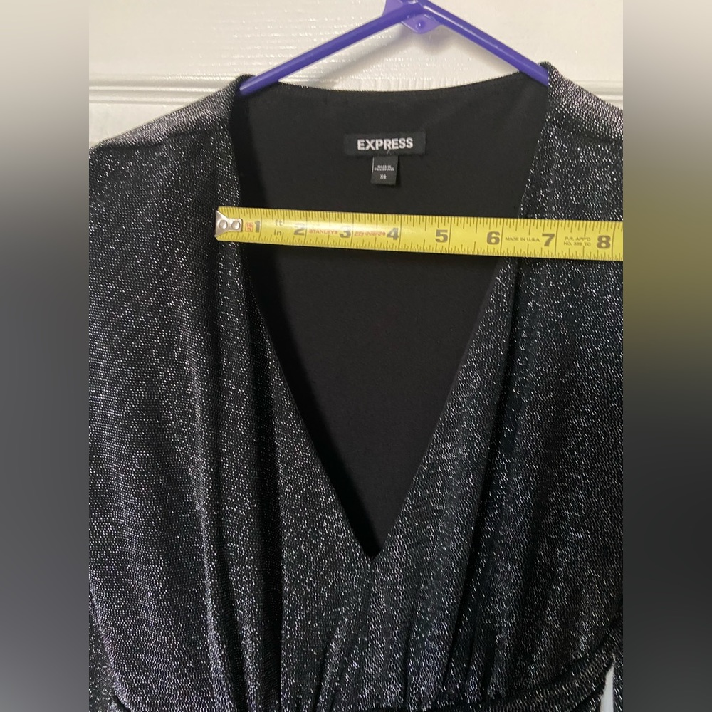 NWOT Black Sparkling Dress - Picture 7 of 10